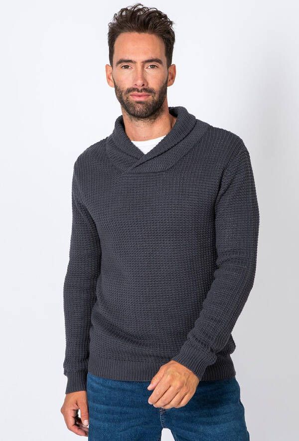 Bristol merk Checker Katoen Navy Maat M Heren