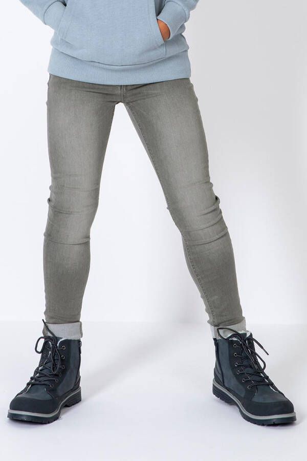 No compromise Katoen Grijze denim Kids