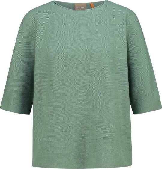 Boss Orange Gebreide pullover met structuurmotief model 'Flambera'