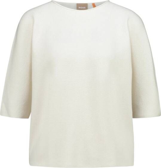 Boss Orange Gebreide pullover met structuurmotief model 'Flambera'