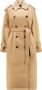 Claudia Sträter Maura by Claudia Strater trenchcoat jas met wol taupe - Thumbnail 2