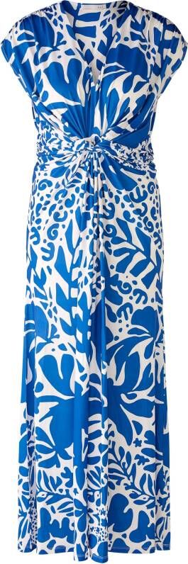 Oui Jurk Blauw dessin