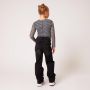 CoolCat Junior high waist straight fit jeans Kelli black denim Zwart 158 164 - Thumbnail 3