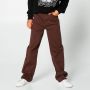 CoolCat Junior straight fit jeans Pixie bruin Meisjes Stretchdenim 122 128 - Thumbnail 3
