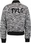 CoolCat Junior bomberjack Janu CG met zebraprint zwart wit Jas Meisjes Polyester Ronde hals 146 152 - Thumbnail 3