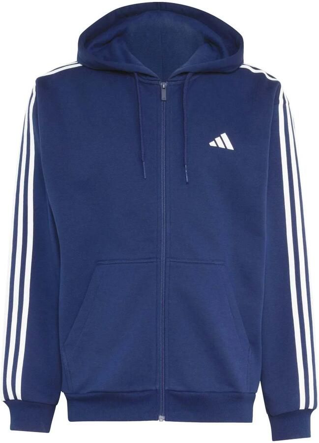Adidas 3-stripes Fleece Full-zip Hoodie Heren