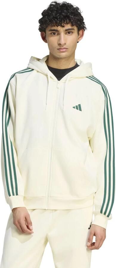 Adidas Sportswear regular fit sweatjack van katoenmix