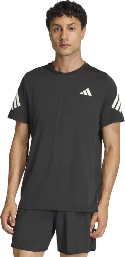 Adidas 365 3-Stripes T-Shirt Zwart- Heren Zwart - Foto 2