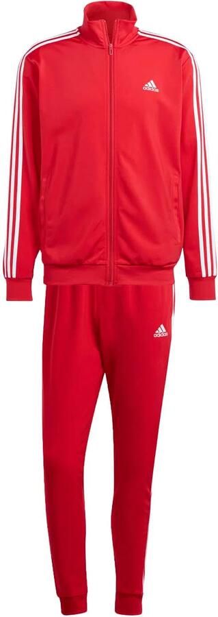 Adidas Badge of Sport 3-Stripes Tracksuit Better Scarlet- Heren Better Scarlet - Foto 2