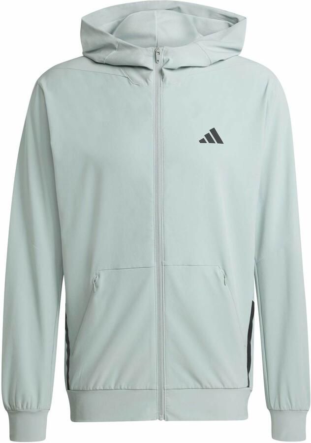 Adidas D4t Hybrid Full-zip Hoodie