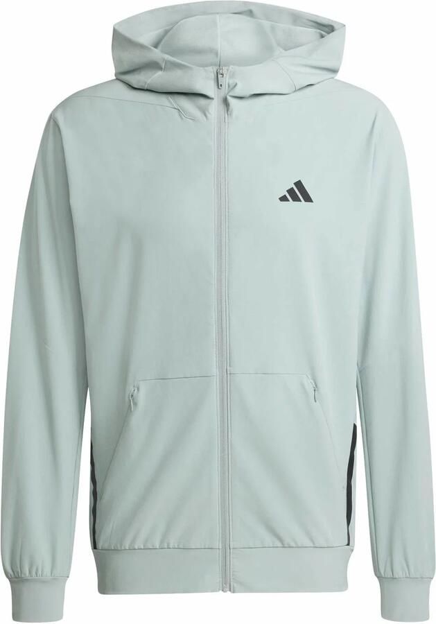Adidas D4t Hybrid Full-zip Hoodie