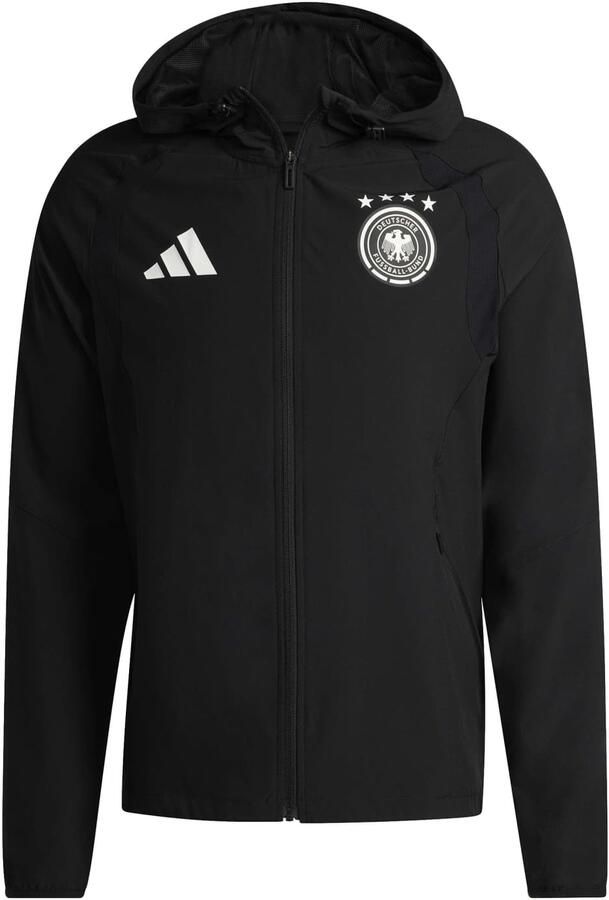 Adidas Duitsland Tiro Reiswindjack met Lange Ritssluiting