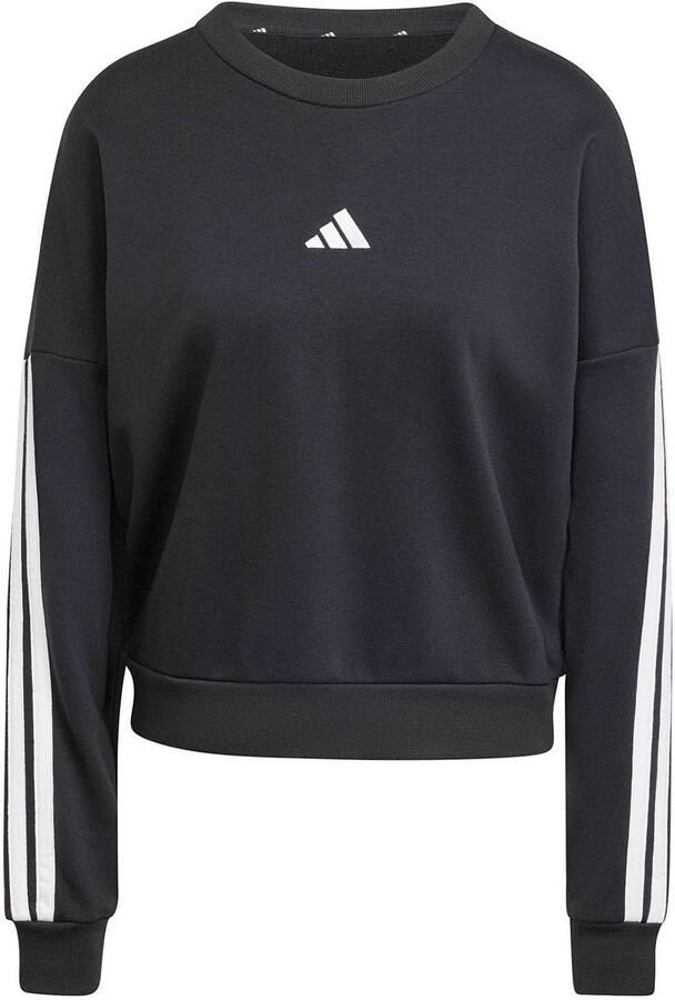 Adidas Zwarte Sweater Essentials 3-Stripes French Terry Black Dames