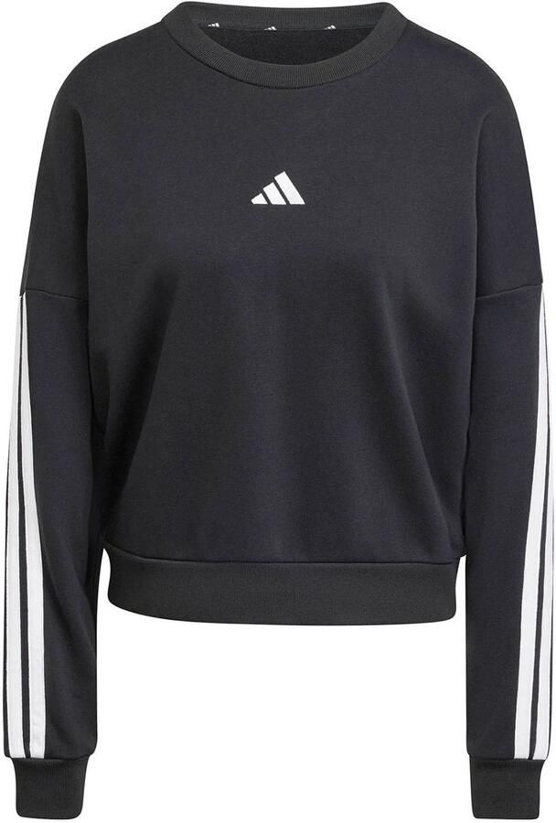 Adidas Zwarte Sweater Essentials 3-Stripes French Terry Black Dames
