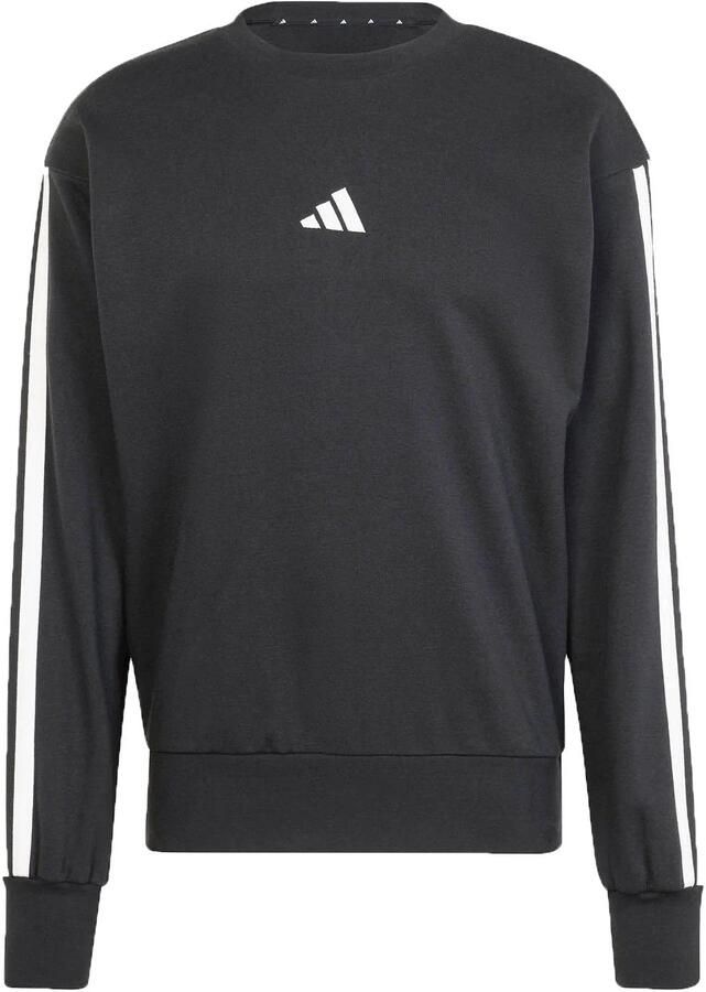 Adidas Essentials 3-Stripes French Terry Sweatshirt Zwart- Heren Zwart