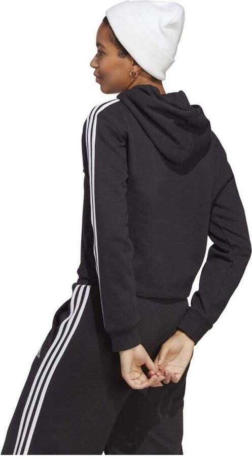 Adidas Sportswear Essentials 3-Stripes French Terry Crop Hoodie
