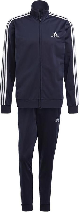 Adidas primegreen essentials 3 stripes trainingspak blauw heren