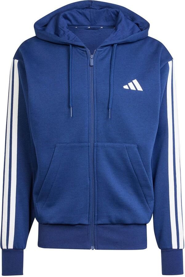 Adidas Sportswear Sweatjack met viscose en labelstitching
