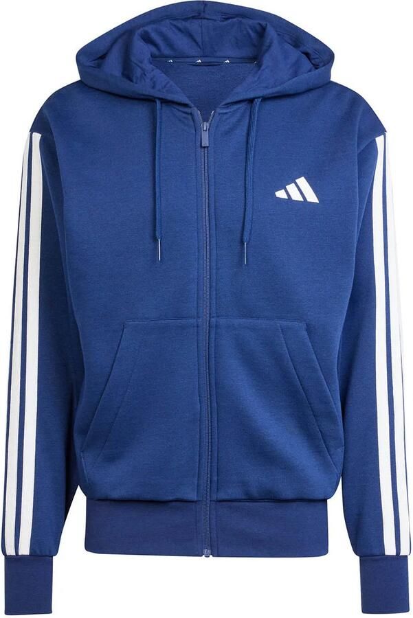 Adidas Sportswear Sweatjack met viscose en labelstitching