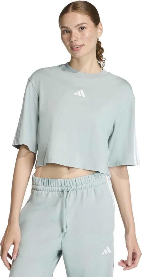 Adidas Essentials Loose Cotton 3-stripes T-shirt