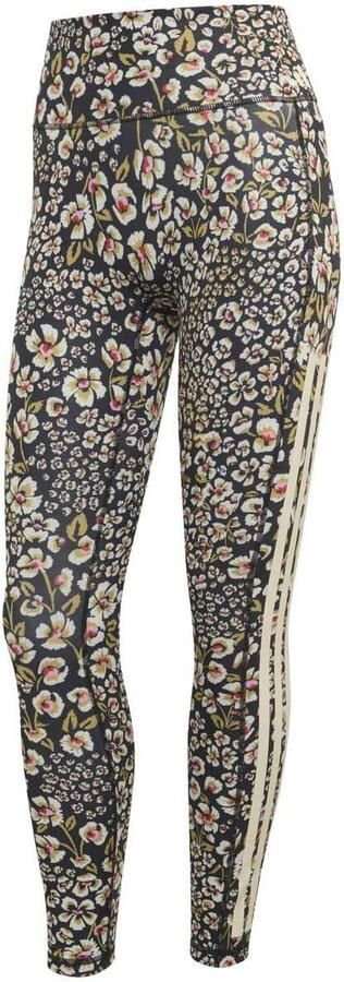 Adidas Sportswear Slim fit sport-legging met bloemig patroon model 'FARM LEGGINGS'