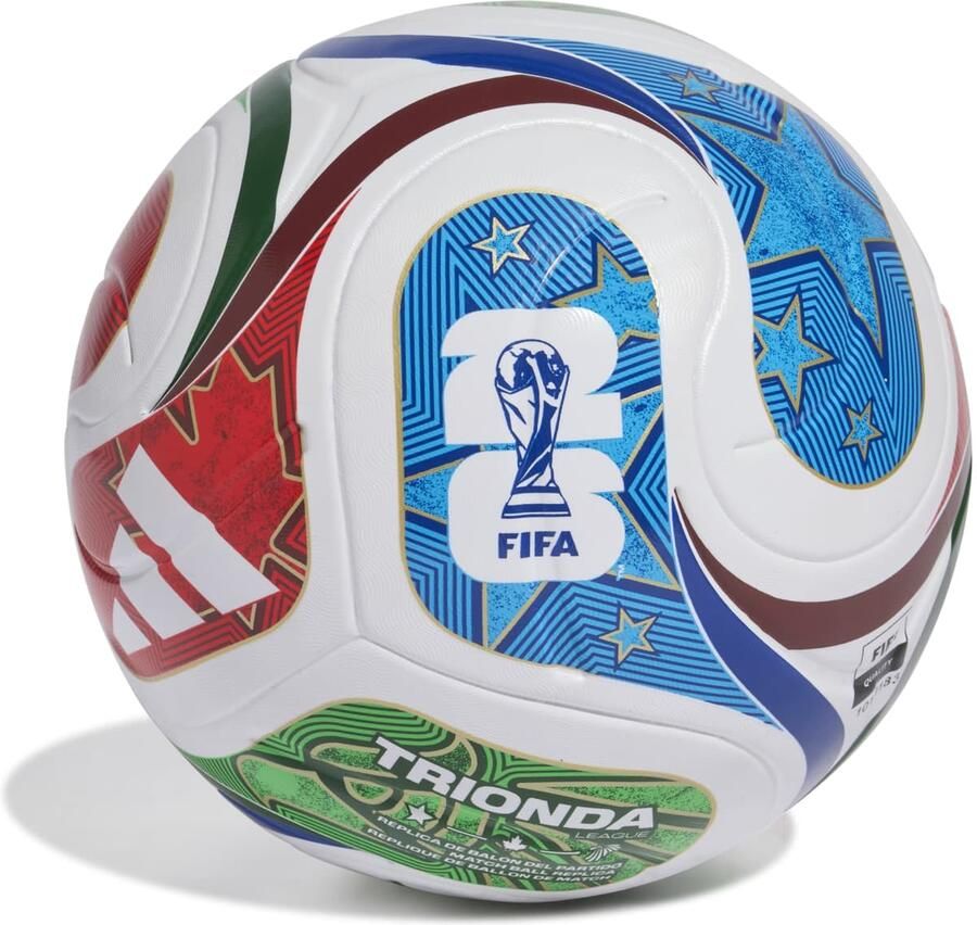 Adidas World Cup 26 Trionda League Box Football Wit- Wit