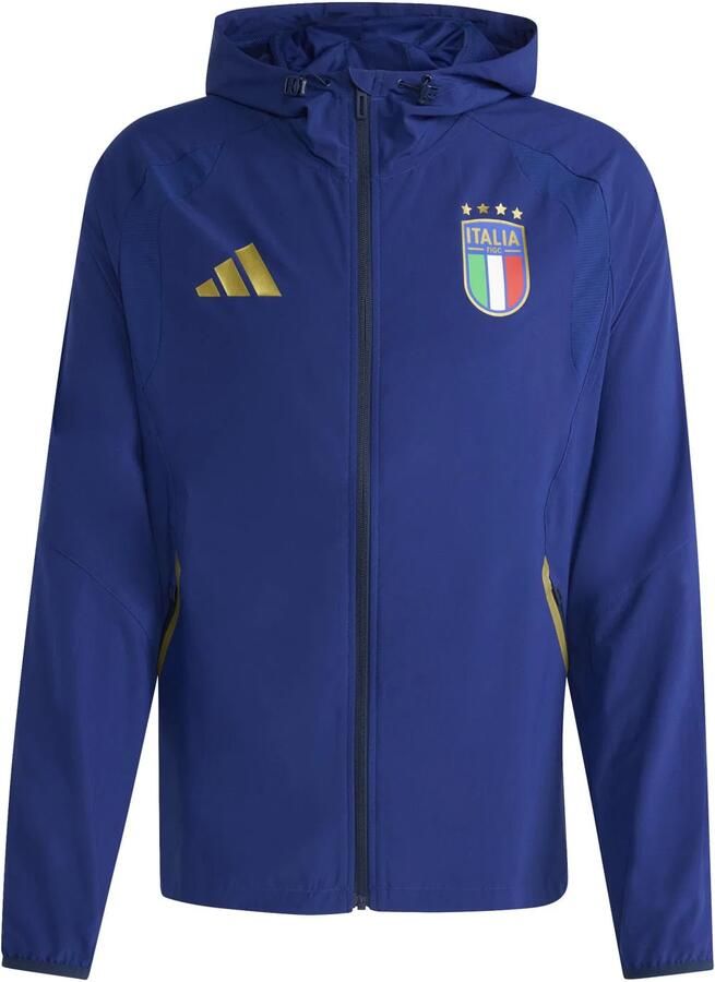 Adidas Italië Tiro Reiswindjack met Lange Ritssluiting