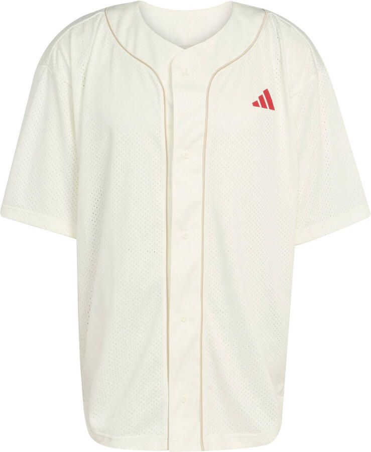Adidas Sportswear Regular fit vrijetijdsoverhemd met contraststrepen