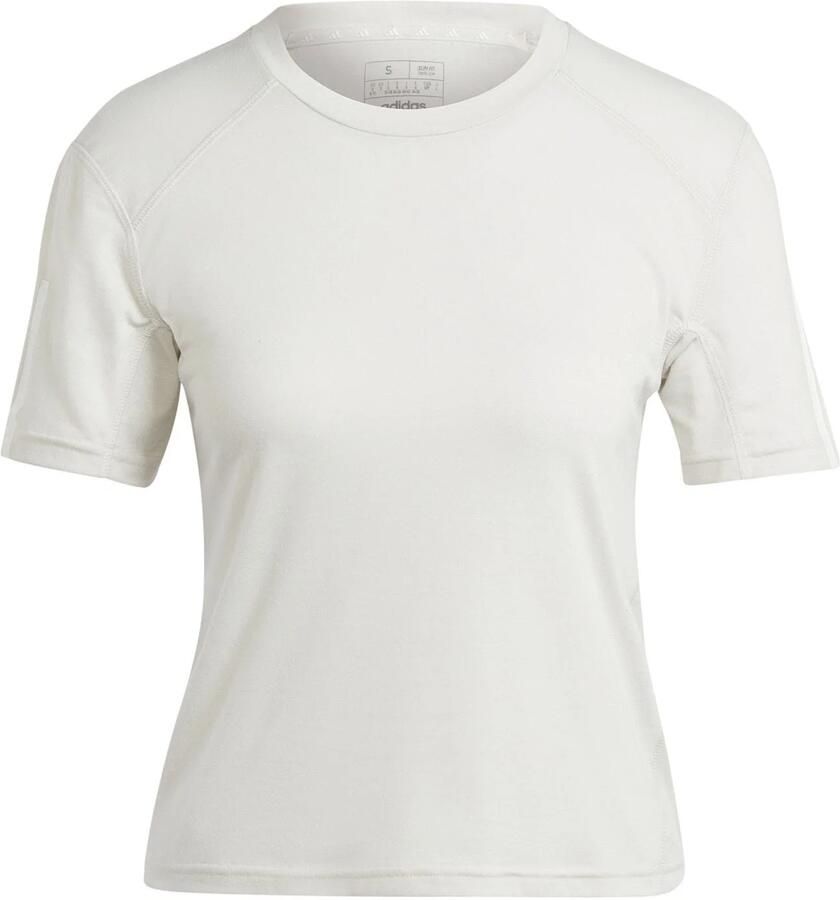 Adidas Performance Train Essentials Train Katoenen 3-Stripes Crop T-shirt