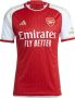 Adidas Arsenal FC 2023 24 Home Shirt Better Scarlet White- Heren Better Scarlet White - Thumbnail 2
