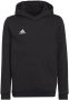 Adidas Perfor ce Junior sporthoodie zwart Sportsweater Katoen Capuchon 116 - Thumbnail 1
