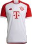 Adidas Shirt Bayern 1e Thuisshirt 23 24 Wit T-shirt met Rits Jongens - Thumbnail 3