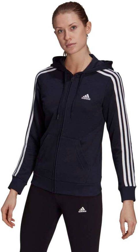 Adidas Sportswear Capuchonsweatvest ESSENTIALS FRENCH TERRY 3 STRIPES CAPUCHONJACK (1-delig) - Foto 3