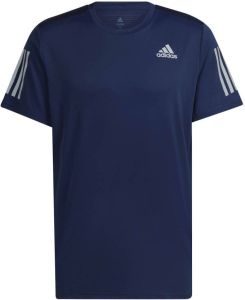 Adidas own the run hardloopshirt blauw heren