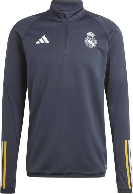Adidas Sweater Real Madrid Training 23 24 Marineblauw Korte Broek Jongens