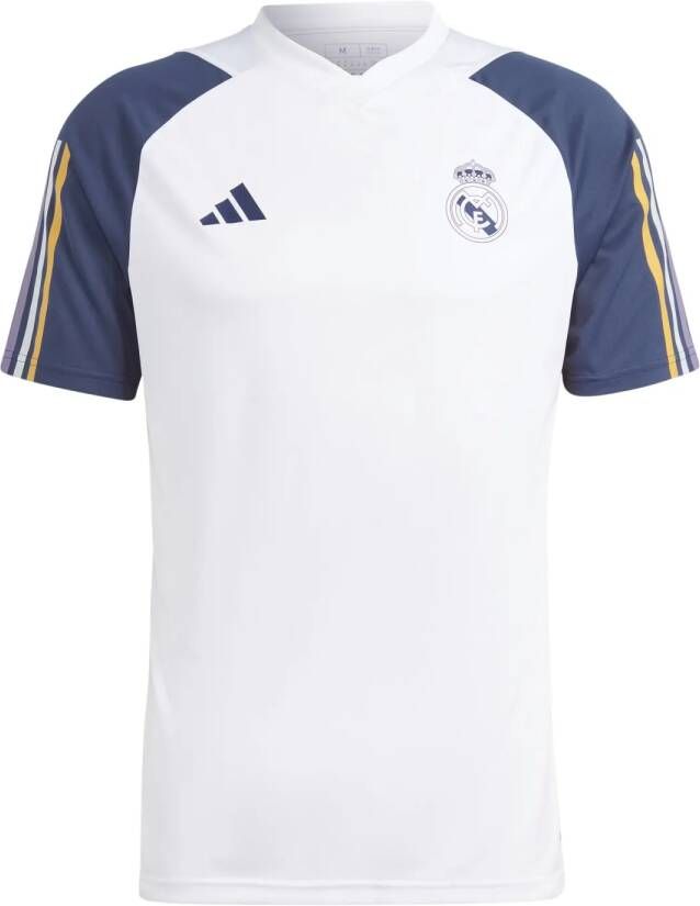 Adidas Real Madrid Trainingsshirt 23 24 Wit Heren