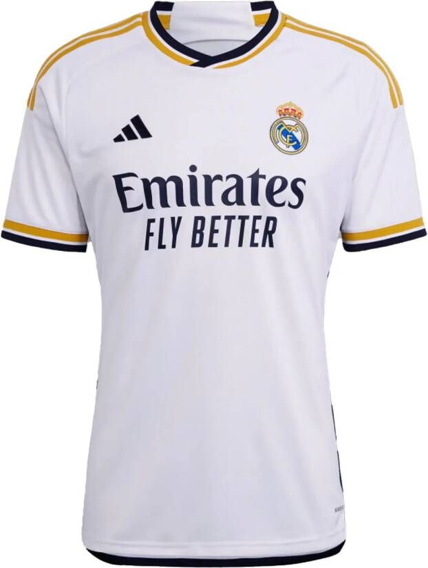 Adidas Real Madrid Thuisshirt 23 24 Wit Voetbalshirt Heren