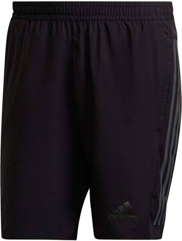 Adidas Performance Runningshort RUN ICON FULL REFLECTIVE 3-STRIPES SHORTS