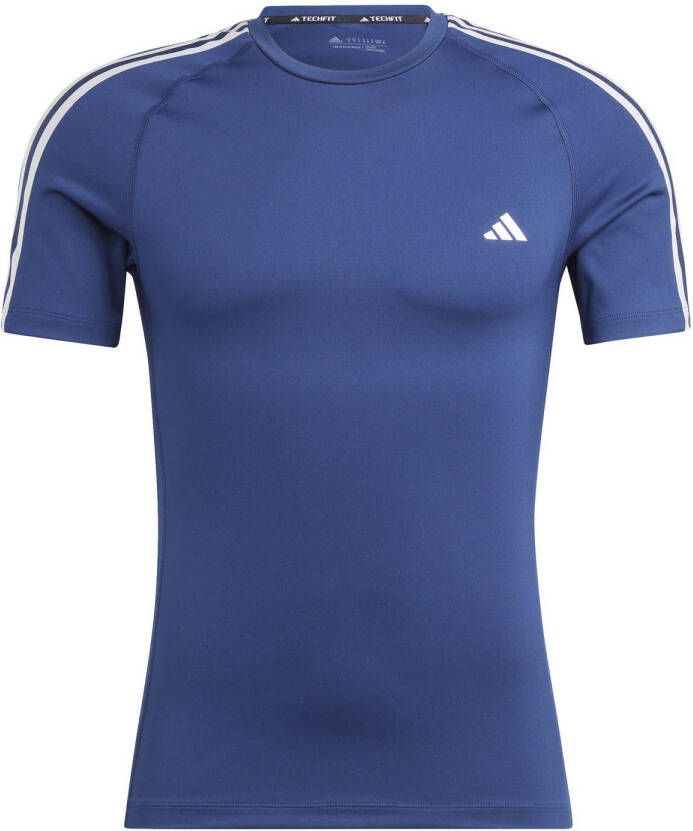 Adidas Performance Techfit 3-Stripes Training T-shirt
