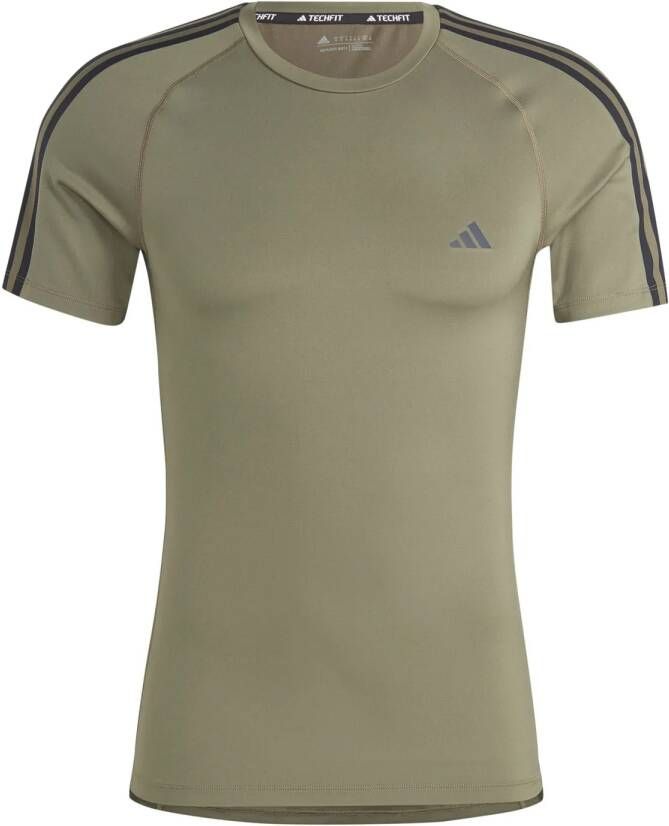 Adidas Techfit 3-stripes Training T-shirt