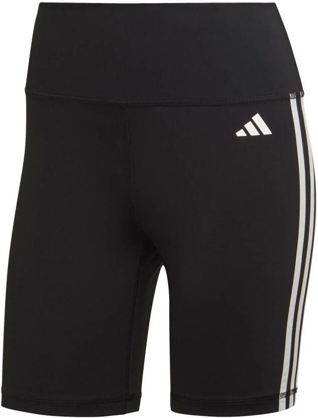 Adidas Originals Dames Essentials 3-Stripes High-Waisted Training Shorts Black Dames