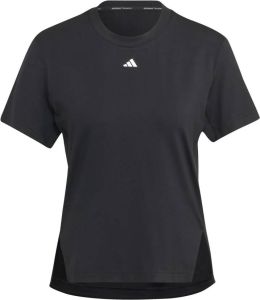 Adidas s2t gym logo sportshirt zwart dames