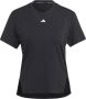 Adidas s2t gym logo sportshirt zwart dames - Thumbnail 2