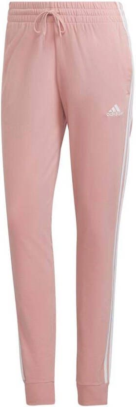 Adidas Performance Sportbroek ESSENTIALS SINGLE JERSEY 3 STREPEN BROEK
