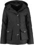 Airforce Gewatteerde Winterparka met 4 Zakken Black Dames - Thumbnail 1
