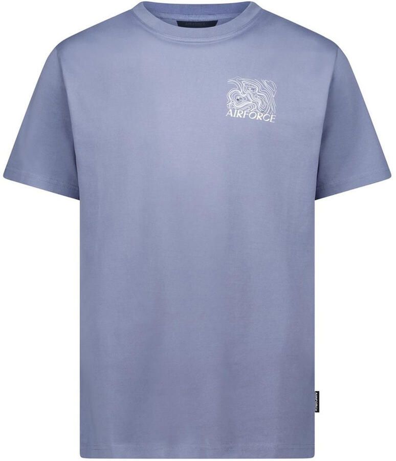 AIRFORCE Heren Polo's & T-shirts Altitude Tshirt Blauw - Foto 5