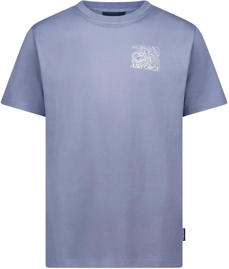 AIRFORCE Heren Polo's & T-shirts Altitude Tshirt Blauw - Foto 5