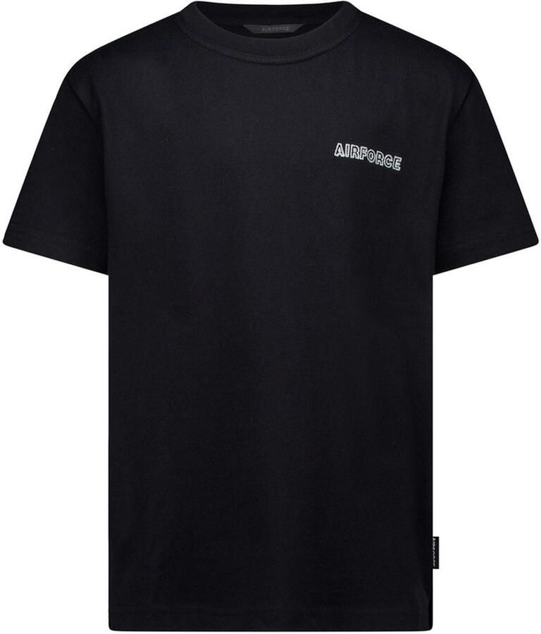Airforce T-shirt met backprint lichtgrijs - Foto 3