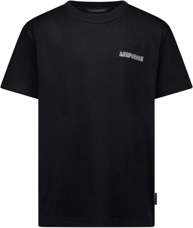 Airforce T-shirt met backprint lichtgrijs - Foto 3