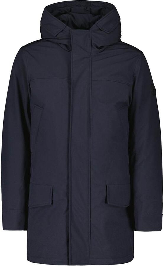 Airforce Snow winterjas donkerblauw effen rits slim fit